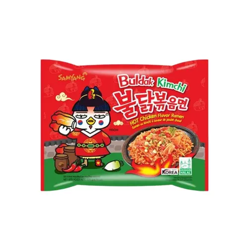 Samyang Samyang Buldak Kimchi Hot Chicken Geschmack Ramen, 135g