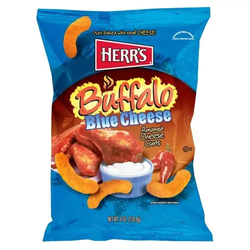 Herr's Herr's Buffalo Blue Cheese Cheese Curls, 198g