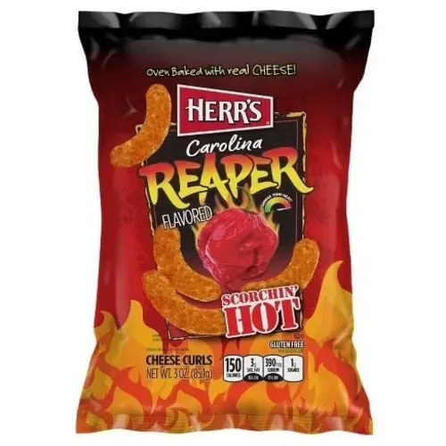 Herr's Carolina Reaper Cheese Curls, 184g