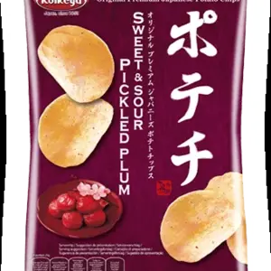 Koikeya Koikeya Potato Chips Sweet Sour Pickled Plum, 100g