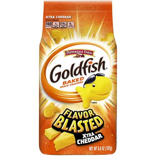 Pepperidge Farm Pepperidge Farm Goldfish Crackers Xtra Cheddar, 187g