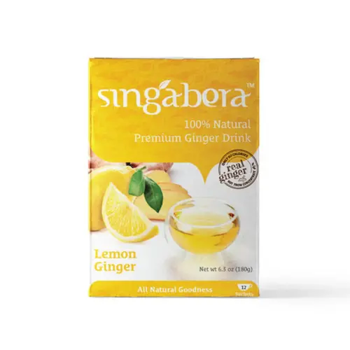 Singabera Premium Lemon Ginger Drink, 180g