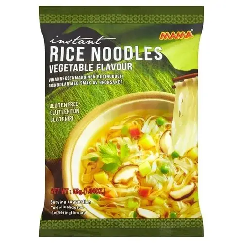 MAMA Instant Rice Noodles Vegetable Flavour, 55g