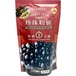 Wu Fu Yuan Wu Fu Yuan Tapioka-Perlen Schwarz Zucker Geschmack, 250g