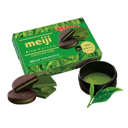 Meiji Rich Matcha Biscuit, 99g