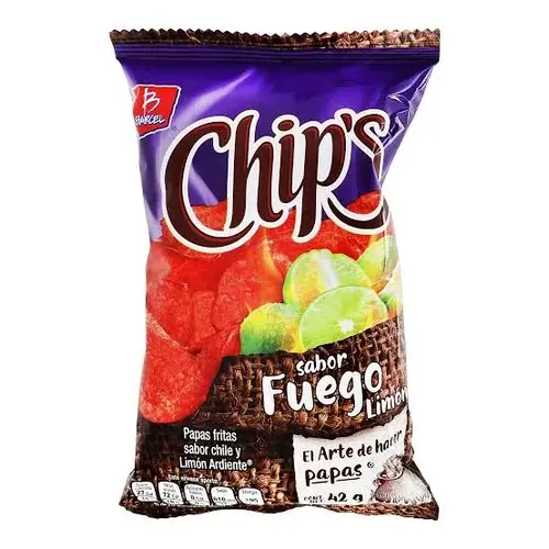 Barcel Barcel Chips Sabor Fuego Limon, 56g Barcel Barcel Chips Sabor Fuego Limon, 56g