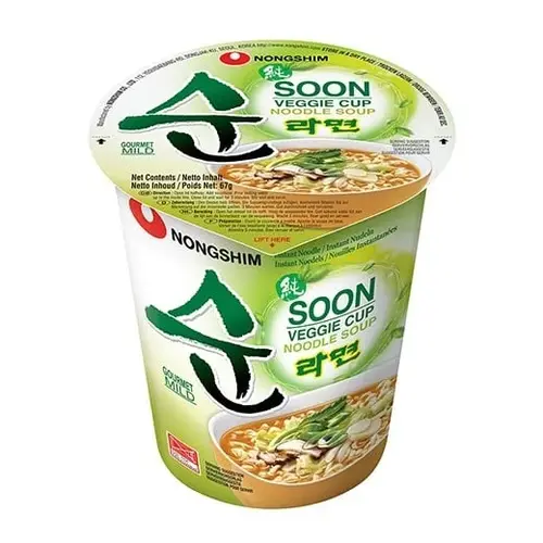 Nongshim Nongshim Soon Veggie Cup, 68g