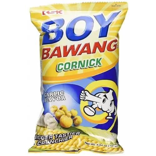 Boy Bawang Cornsnack with Garlic Flavour, 100g