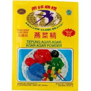 Swallow Globe Brand Agar-Agar-Pulver Rot, 7g