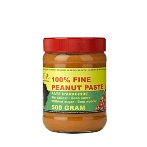 African Food Products 100% Fein Erdnussbutter, 500g