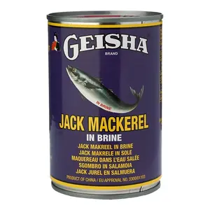 Geisha Brand Geisha Jack Makrele in Salzlake, 425g