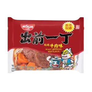 Nissin Nissin Demae Ramen Roasted Beef, 100g THT 21-08-25