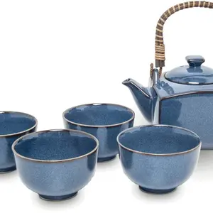 EDO JAPAN EDO JAPAN Tea Set 600ml Japanese Blue