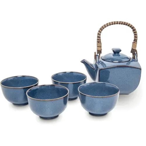 EDO JAPAN EDO JAPAN Tea Set 600ml Japanese Blue