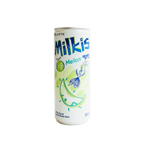 Lotte Milkis Melon Cream Soda, 250ml