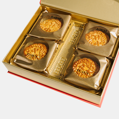 Golden Lily 2-Yolk White Lotus Mooncake, 640g