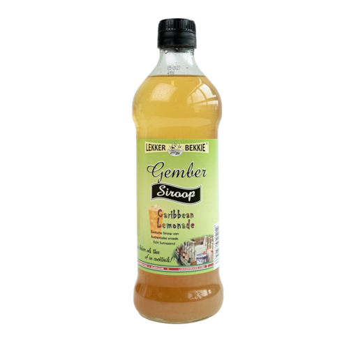 Lekker Bekkie Tasty Bekkie Ginger Syrup, 500ml