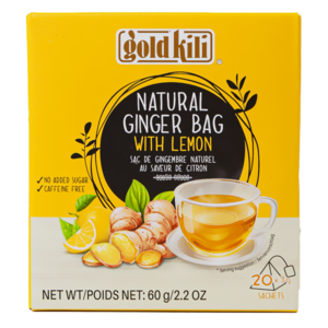 Gold Kili Gold Kili Natural Ginger Lemon Tea, 20x3g