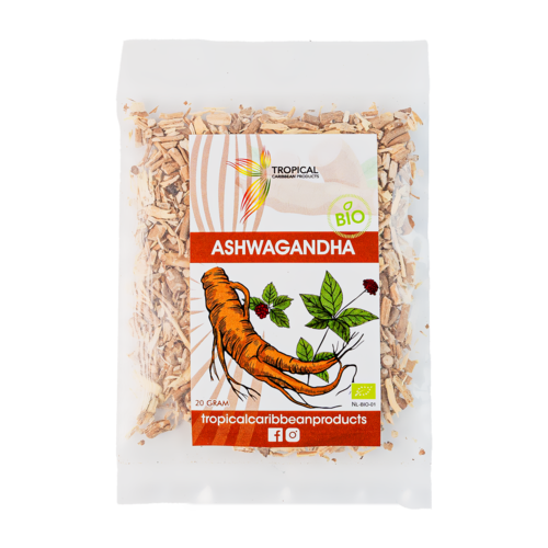 Tropical Carribean Products Bio Ashwagandha, 20g Tropical Carribean Products Bio Ashwagandha, 20g