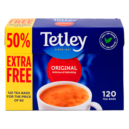 Tetley Tetley Original Tea, 120pc Tetley Tetley Original Tea, 120pc