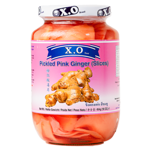 X.O. XO eingelegter rosa Ingwer, 454 g