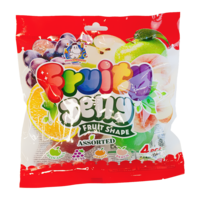 Fruchtgelee, sortiert, 4 Stück, 214 g