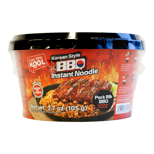 Cung Dinh Instant-Nudeln mit Schweinerippchen, koreanischer BBQ-Geschmack, 105 g Cung Dinh Instant-Nudeln mit Schweinerippchen, koreanischer BBQ-Geschmack, 105 g
