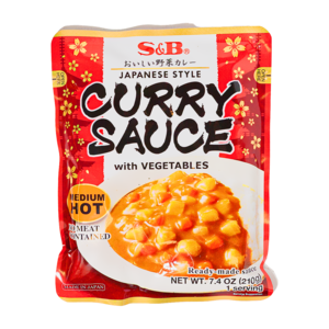 S&B S&B Currysauce mit Gemüse mittelscharf, 210g