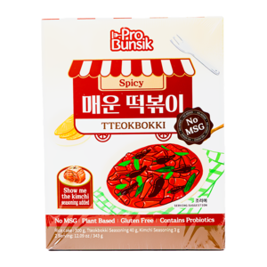 Pro Bunsik Pro Bunsik Spicy Tteokbokki, 343g Best before: 20/11/25