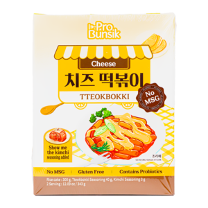 Pro Bunsik Pro Bunsik Cheese Tteokbokki, 343g