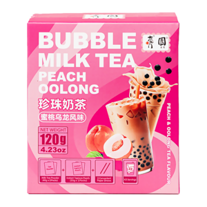 TYM TYM Bubble Milk Tea Peach Oolong Flavour, 120g