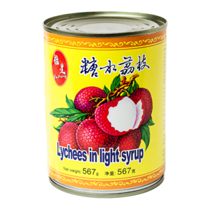 Fu Xing Fu Xing Lychee In Syrup, 567g