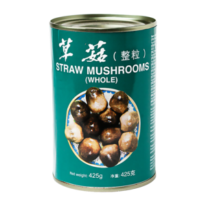 Fu Xing Fu Xing Straw Mushroom (Whole), 425g