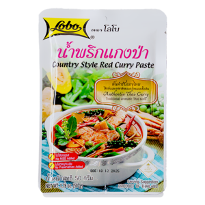 Lobo Lobo Country Style Red Curry Paste, 50g