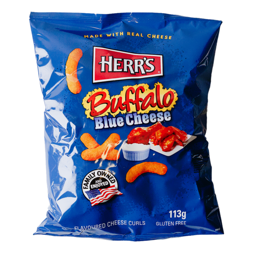 Herr's Herr's Buffalo Blue Cheese Curls, 113g Herr's Herr's Buffalo Blue Cheese Curls, 113g