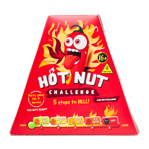 Hot Chip Hot Nut Challenge 4pax, 24g Hot Chip Hot Nut Challenge 4pax, 24g
