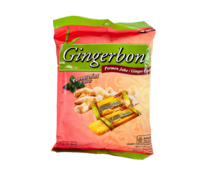 Bonbons Au Gingembre Et à La Menthe GINGERBON - Lot De 2 Paquets De 125g (250g Total), Neufs