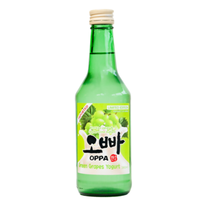 Oppa Oppa Green Grape Yogurt Soju, 360ml