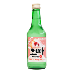 Oppa Oppa Peach Yogurt Soju, 360ml