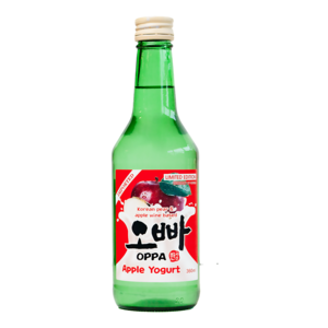 Oppa Oppa Apple Yoghurt Soju, 360ml