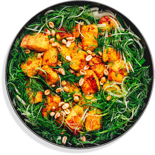 Cha Ca La Vong (vietnamesischer gegrillter Fisch mit Dill)