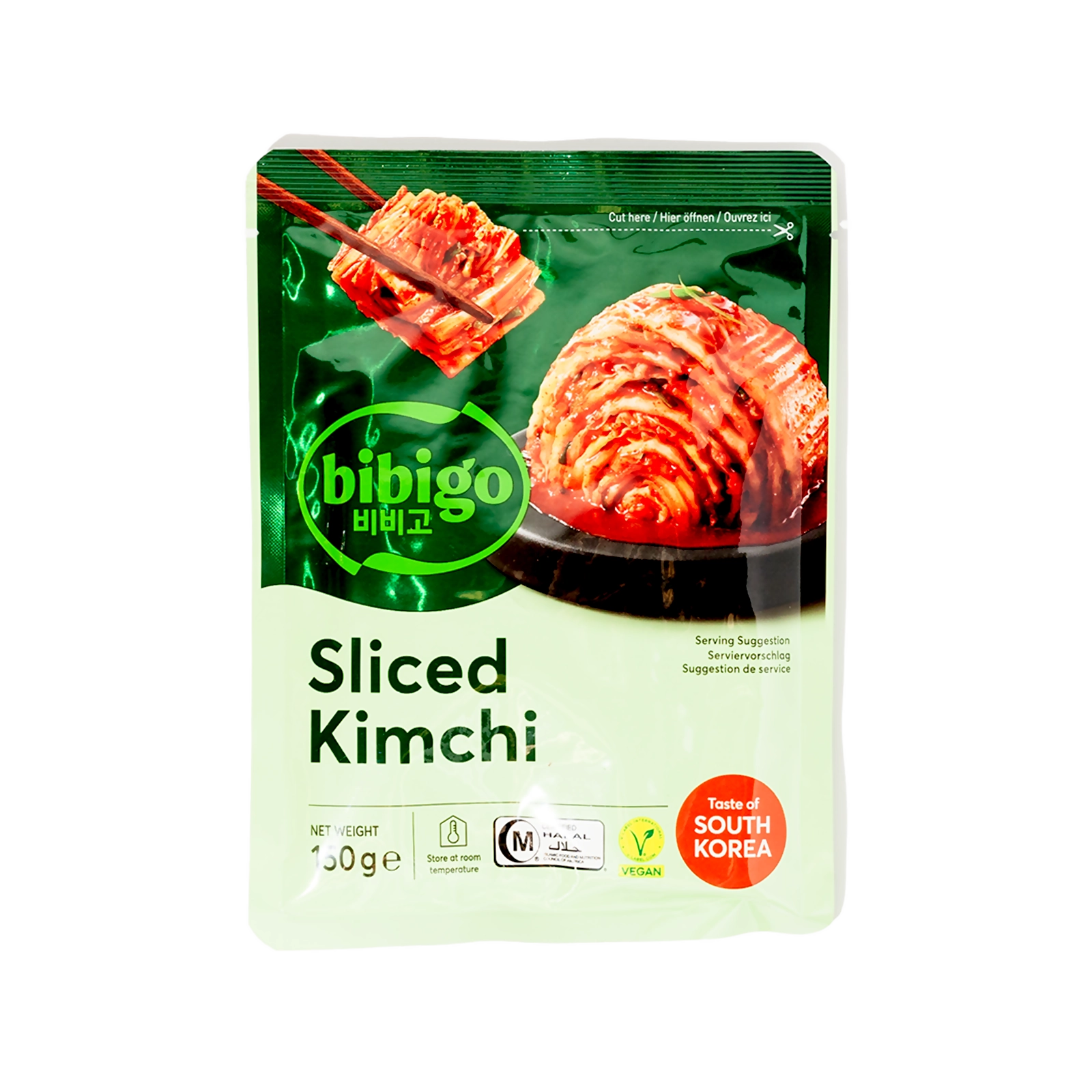 Bibigo Sliced Kimchi, 150g
