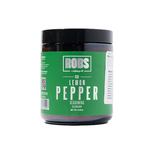 Robs Robs By Robegrill Lemon Pepper, 190g Robs Robs By Robegrill Lemon Pepper, 190g