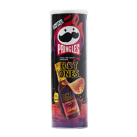 Pringles Hot Ones Barbacoa, 156g