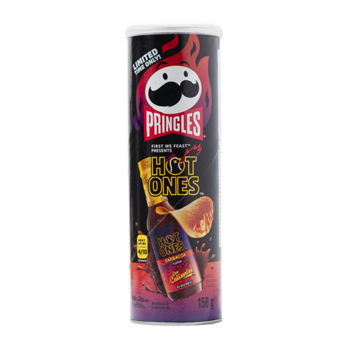 Pringles Pringles Hot Ones Barbacoa, 156g Pringles Pringles Hot Ones Barbacoa, 156g