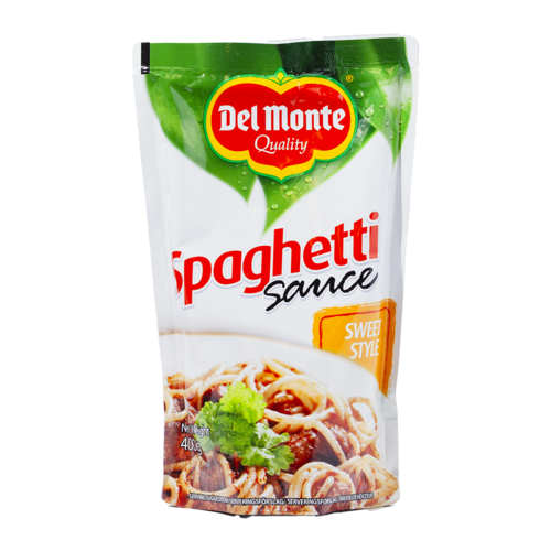 Del Monte Del Monte Spaghetti Sauce Sweet Style, 400g Del Monte Del Monte Spaghetti Sauce Sweet Style, 400g