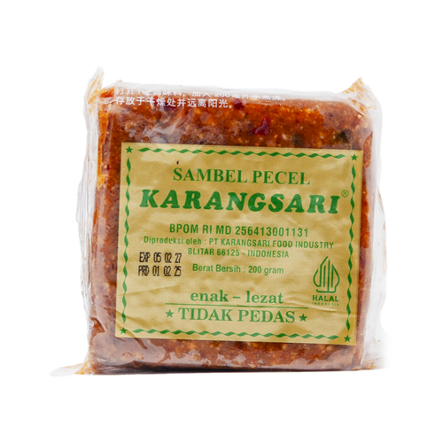 Karangsari Sambal Pecel Tidak Pedas, 200g Karangsari Sambal Pecel Tidak Pedas, 200g