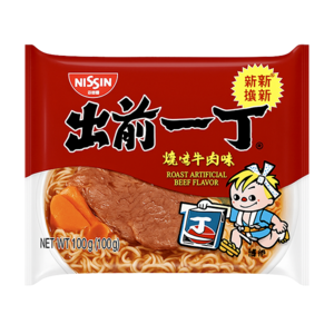 Nissin Nissin Demae Ramen Geröstetes Rindfleisch, 100g MHD 21-08-25
