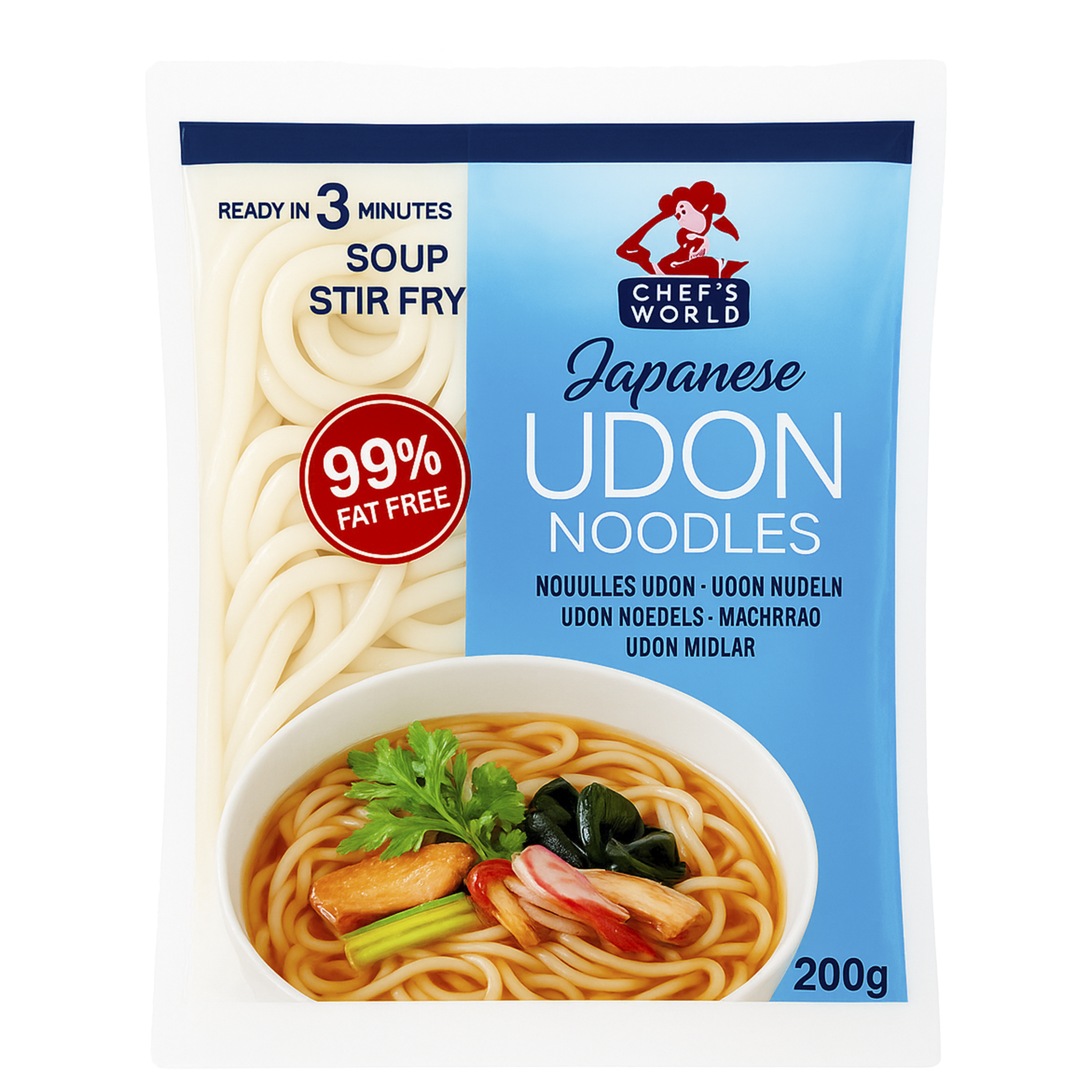 Chef's World Udon, 200g
