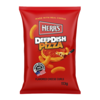 Herr's Deep Dish Pizza Cheese Curls, 113g